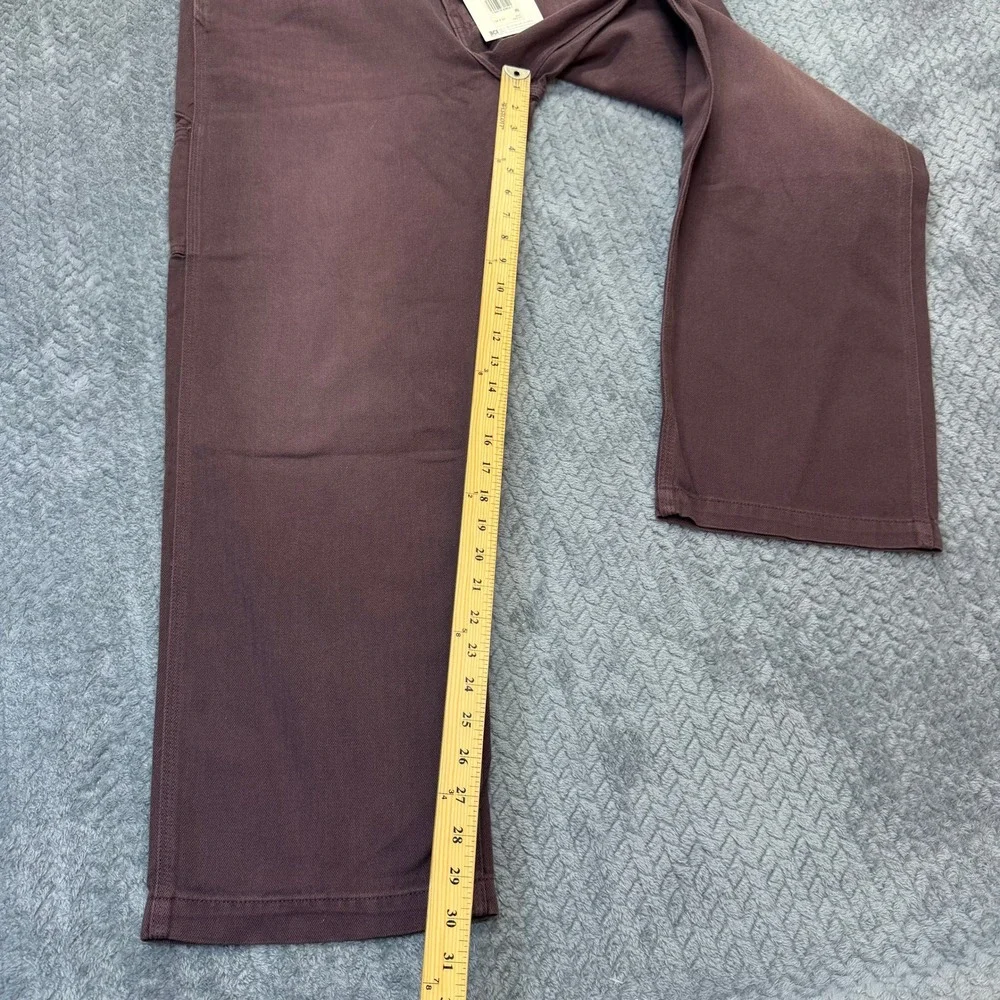 NWT Levi's Stay Loose Carpenter Pants Mens 34x30 Relaxed Burgundy Herringbone